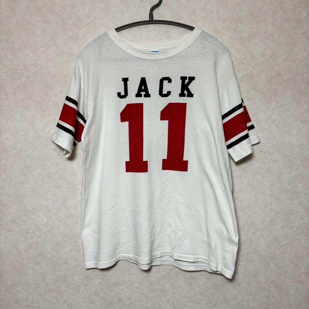 70s Championバータグ フットボール Tシャツ 超レア ゾロ目