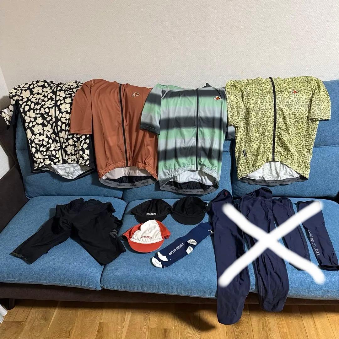 Café du Cycliste ジャージ、ビブ等セット