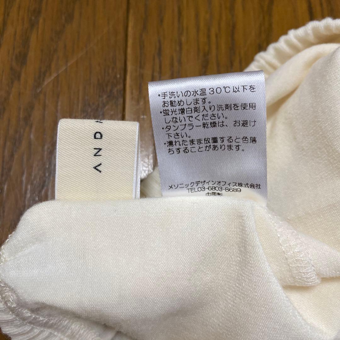 正規品ANDMARY Demi layered mini dress beige