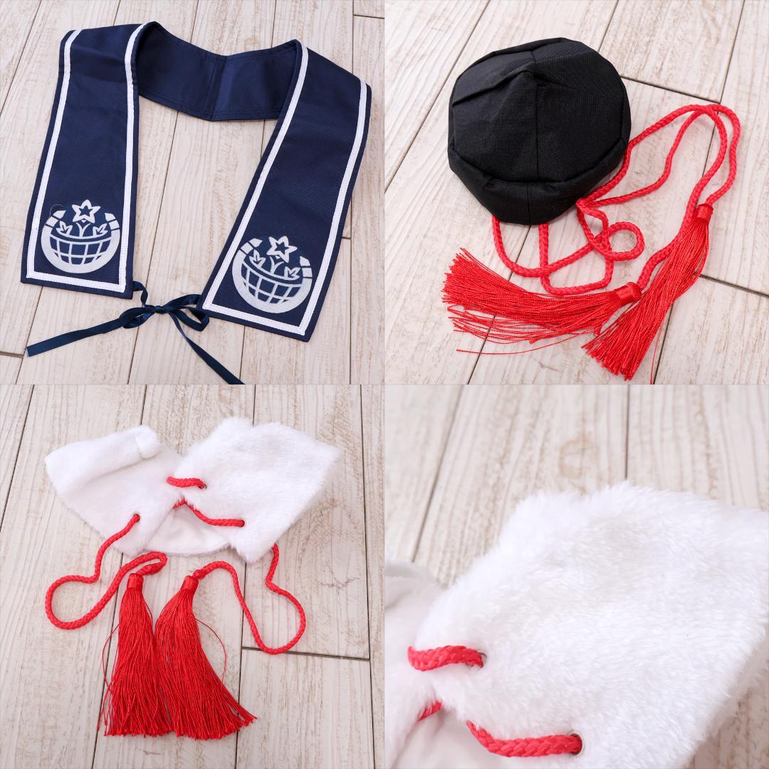 刀剣乱舞　今剣　通常　正装　戦闘衣装＋ウィッグ＋靴（一本下駄）　Ｍ