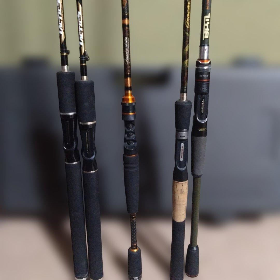 手渡し限定　バス釣り引退　ロッド2本セット