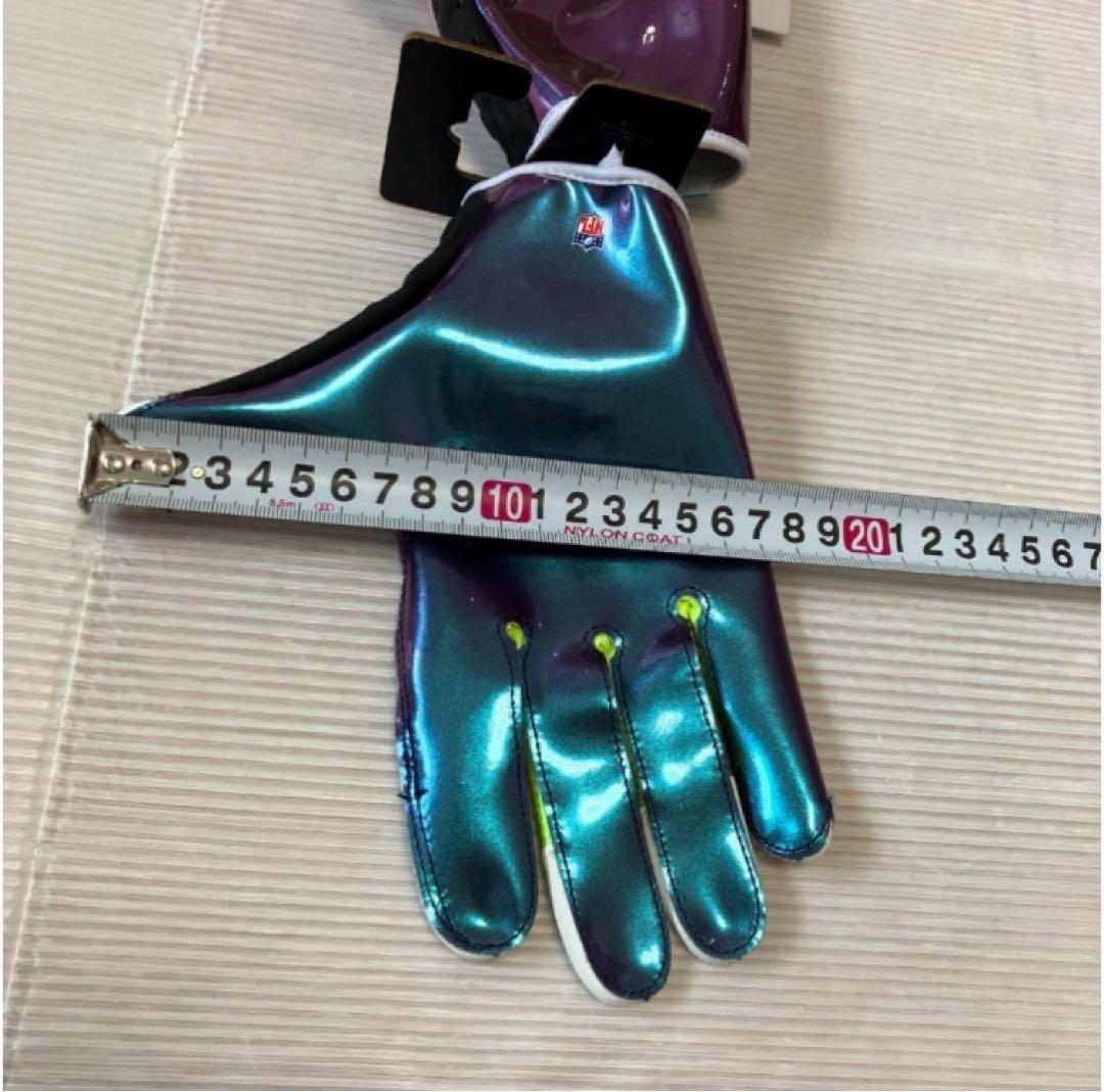 送料無料 新品 NIKE アメリカンフットボール グローブ アダルトL (US)