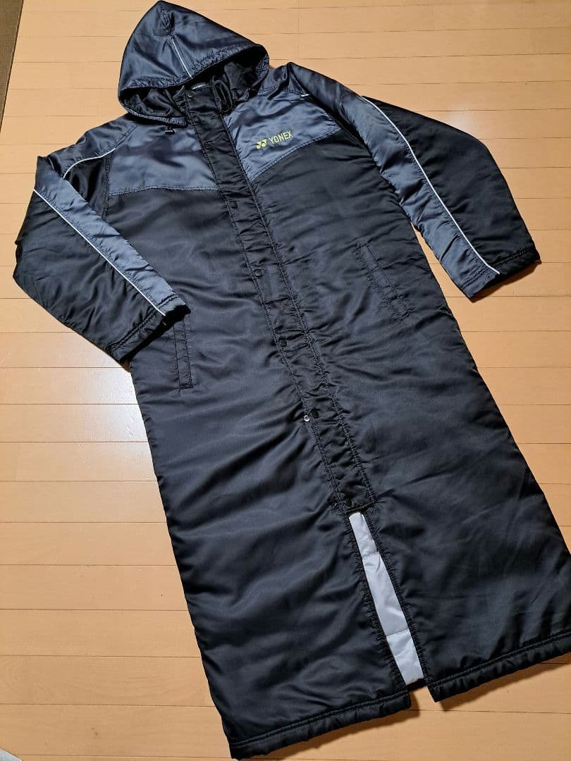 YONEXヨネックス美品ベンチコートO大きいサイズウォーマーテニスバドミントン