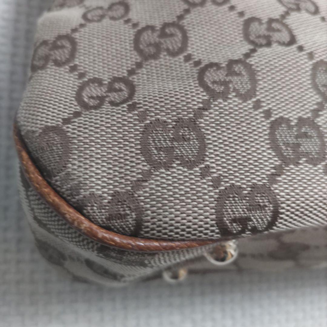 GUCCI GGパターン ハンドバッグ バンブーハンドル