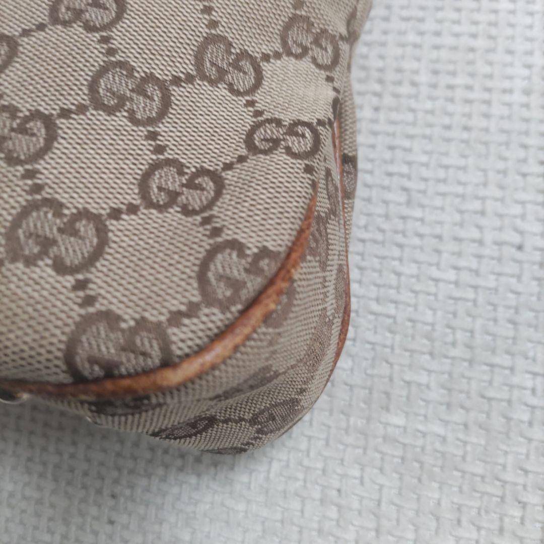 GUCCI GGパターン ハンドバッグ バンブーハンドル