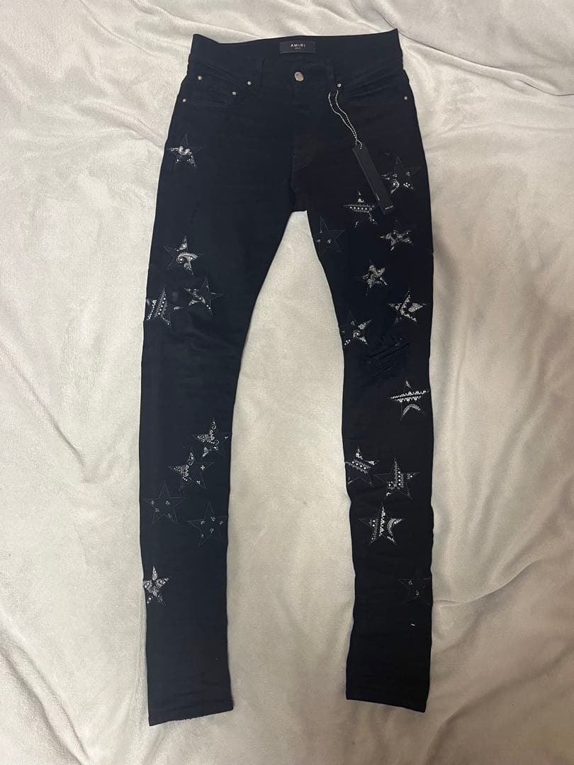 パンツ AMIRI BANDANA STAR JEAN 28