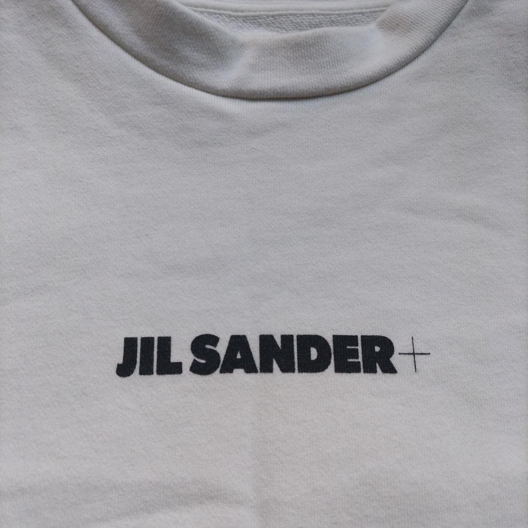 松屋銀座で購入 JIL SANDER＋ ロゴスウェット　　クリーム色ジルサンダー