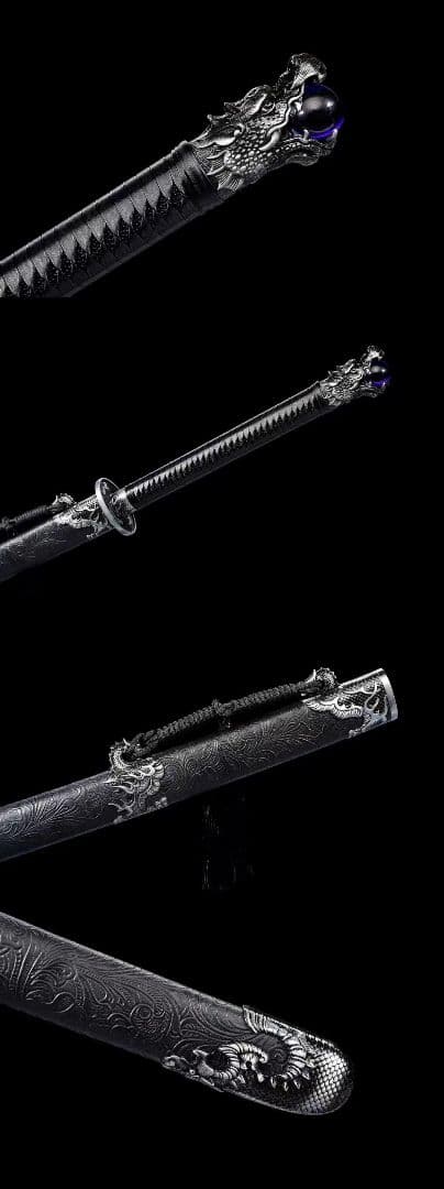 [符龍繍春刀] 繍春刀 牛尾刀 苗刀 手鍛造打 鋼刀 冷兵器 古兵器 武具