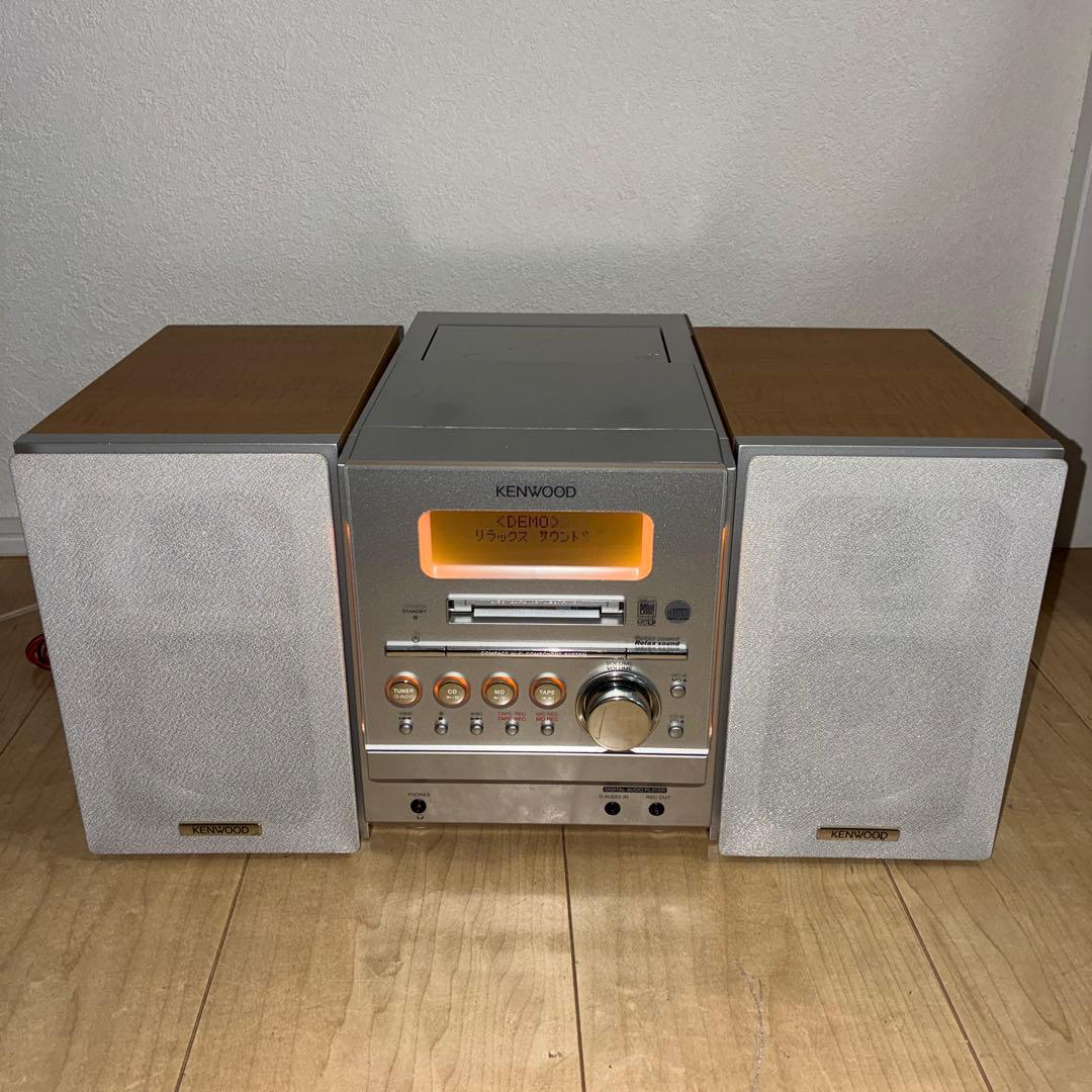 KENWOOD RXD-SZ3MD ケンウッドコンパクト カセットCDMDコンポ