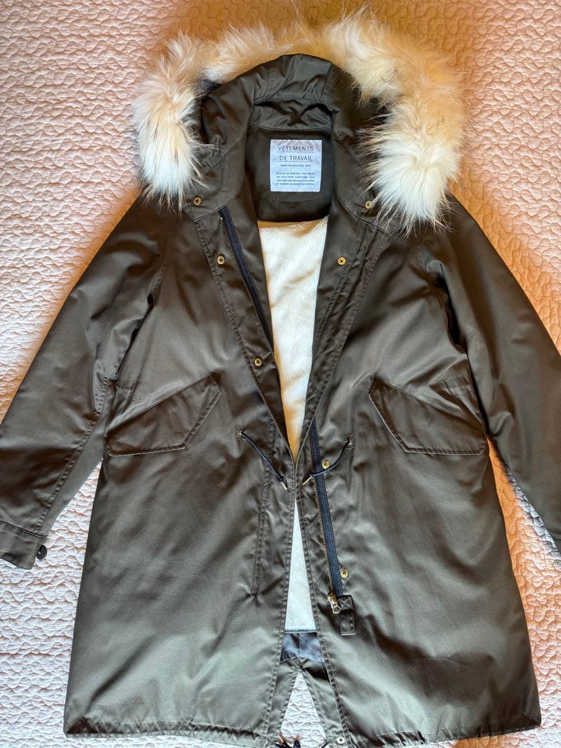 nekokich　イエナ ライナー付き モッズコート 38 カーキ