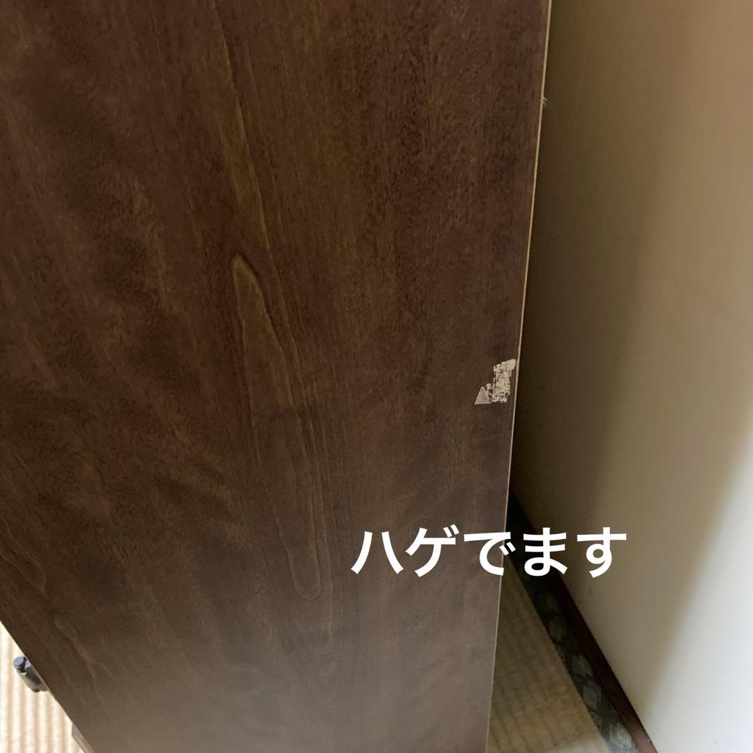 昭和レトロ扉付き本棚 引き出し2つ