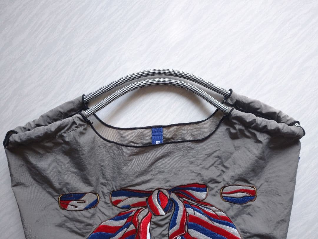 ボールアンドチェーン スカーフ柄刺繍 エコバッグ M ラシット 2点セット