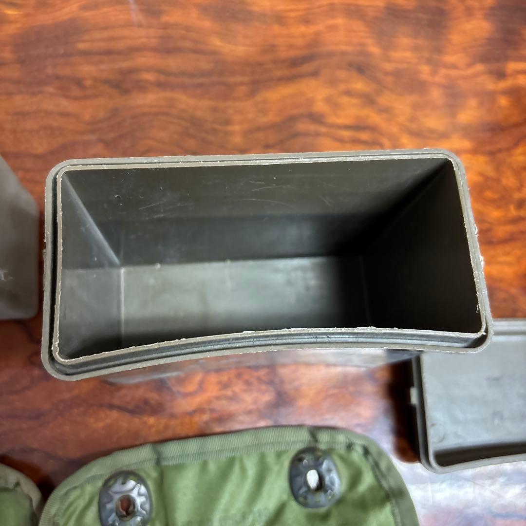 オリーブグリーン ポーチ 2個セット　0205o226