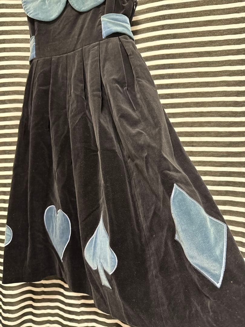 Ange アージュ ブラックベルベットワンピース ロリィタ ジェーンマープル