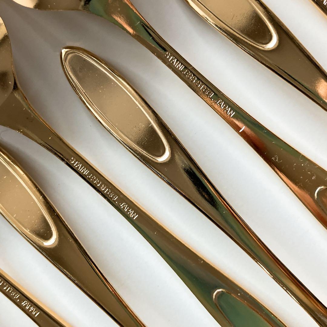 137本 専用 フォークスプーン大小フォーク大小各25 ゴールドスプ12