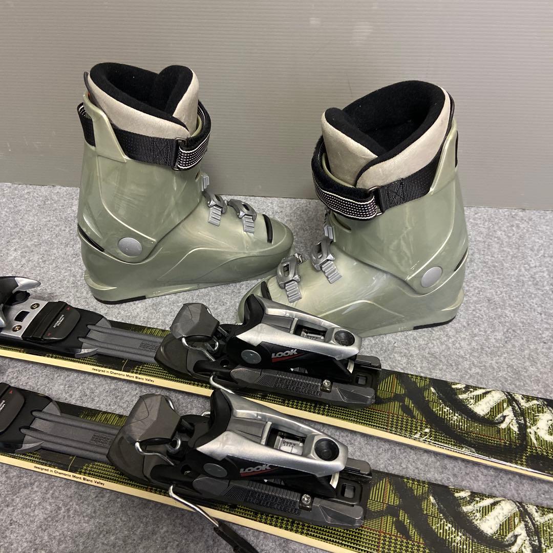 ★短い板お探しの方★メンテ済スキーセット　板138cm ブーツ24~24.5cm