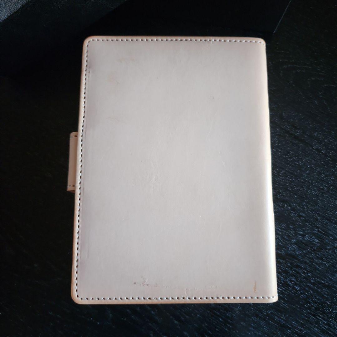 Pent <ペント> ケイシイズ パピルスノートブックカバー ヌメ革　ナチュラル