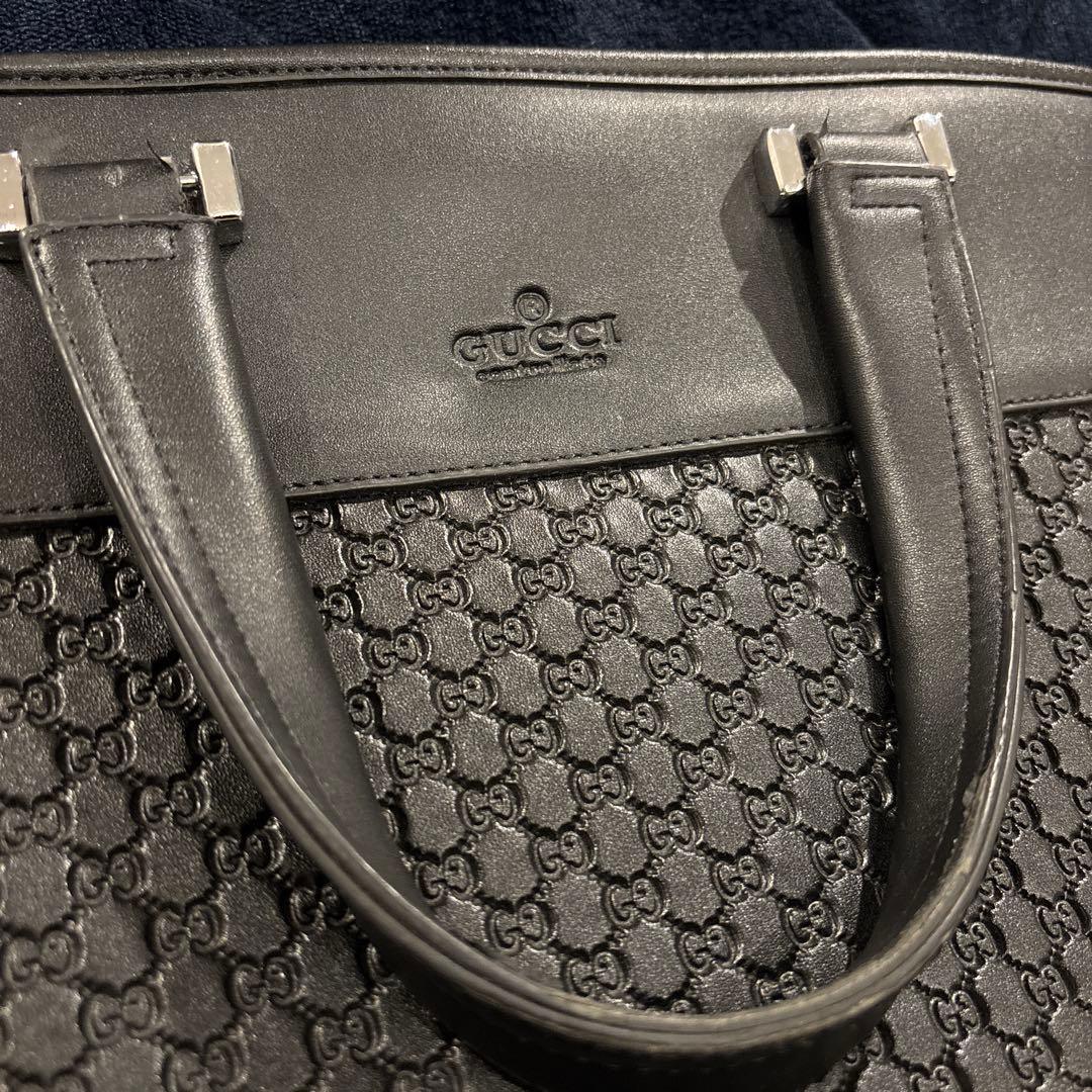 GUCCI グッチ　ビジネスバッグ　ブラック　黒