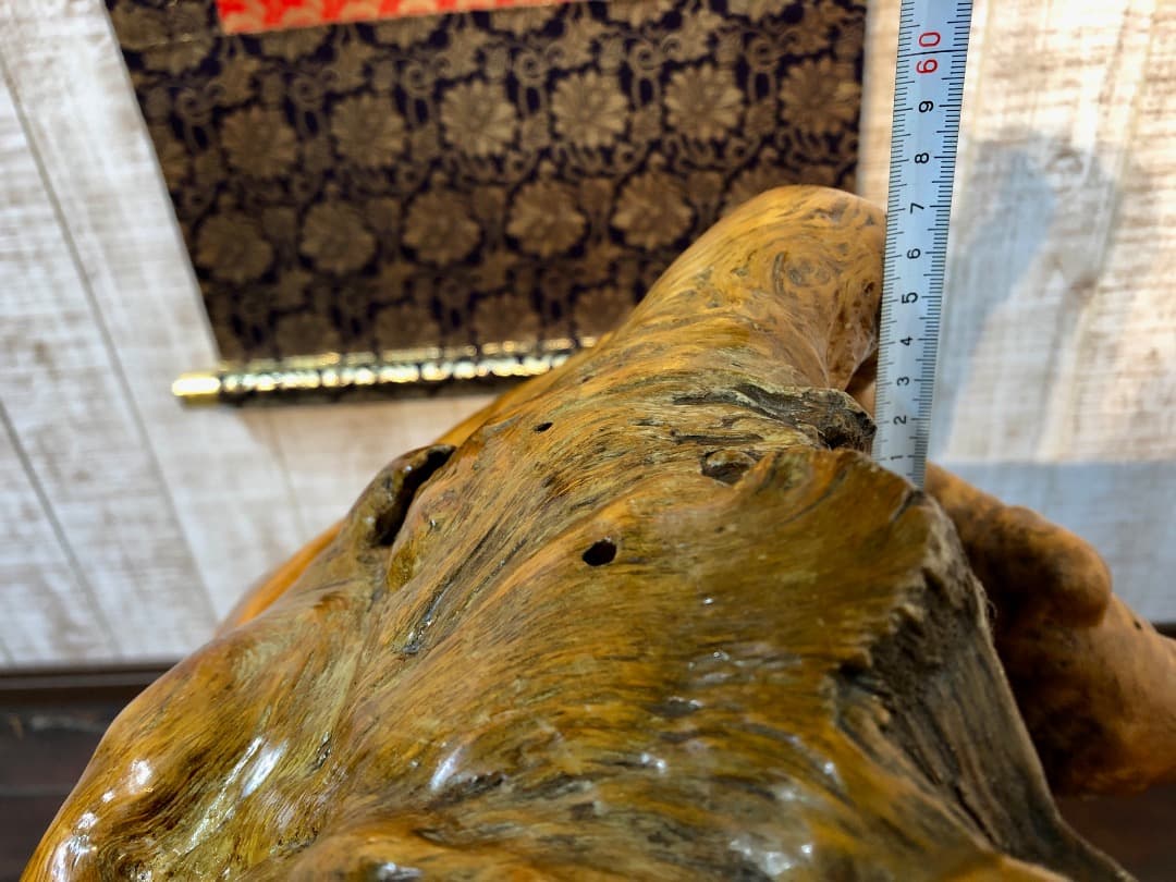 【手渡し限定】自然木のアートオブジェ　飾り　昭和レトロ　古民家　床の間
