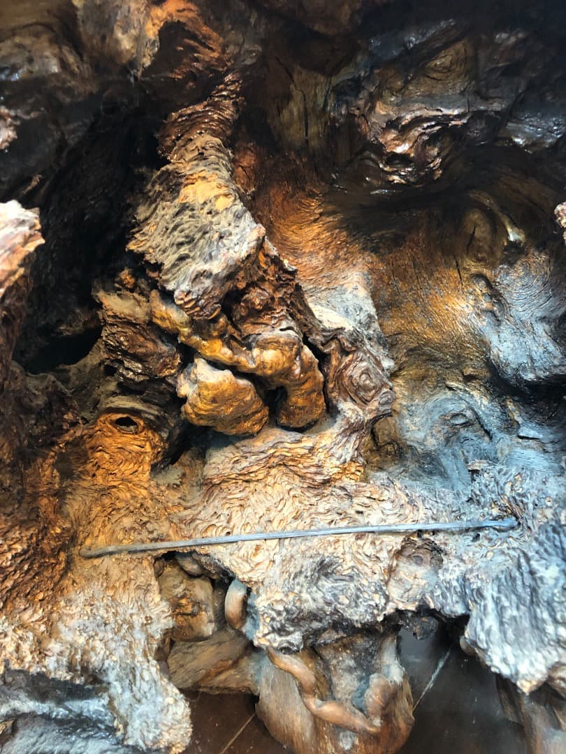 【手渡し限定】自然木のアートオブジェ　飾り　昭和レトロ　古民家　床の間