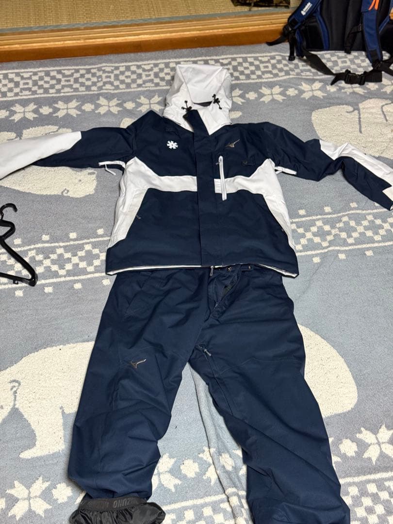 SAH スキーウェア ネイビー/ホワイト
