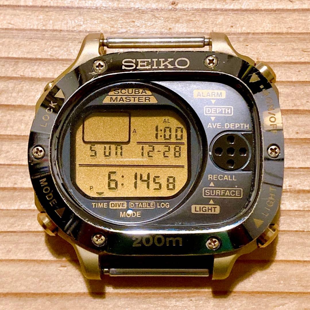 SEIKO M725 ダイバーズウォッチ 電池交換済 稼働品 綺麗