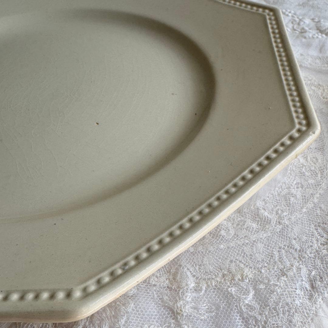 フランスアンティーク　サルグミンヌ　オクトゴナル　ディナープレート