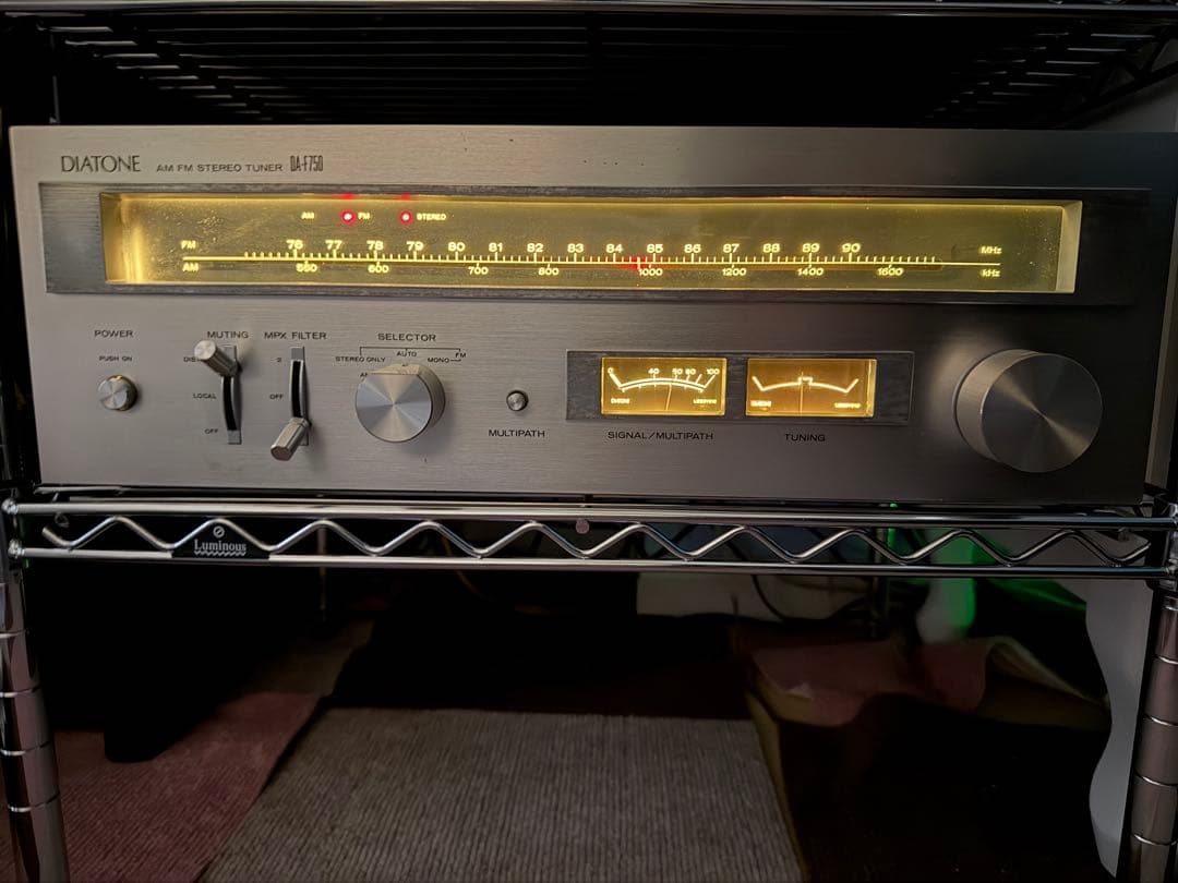 動作品　高級機　DIATONE DA-F750 チューナー