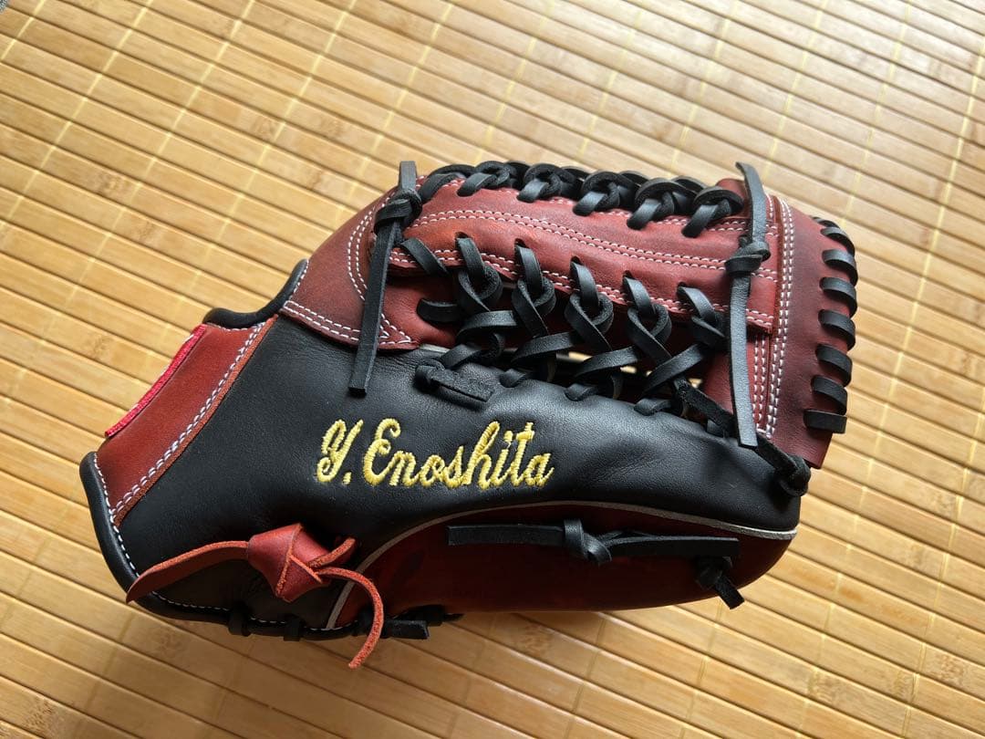 【新品未使用・支給品】元北海道日本ハム榎下陽大投手練習用グラブ