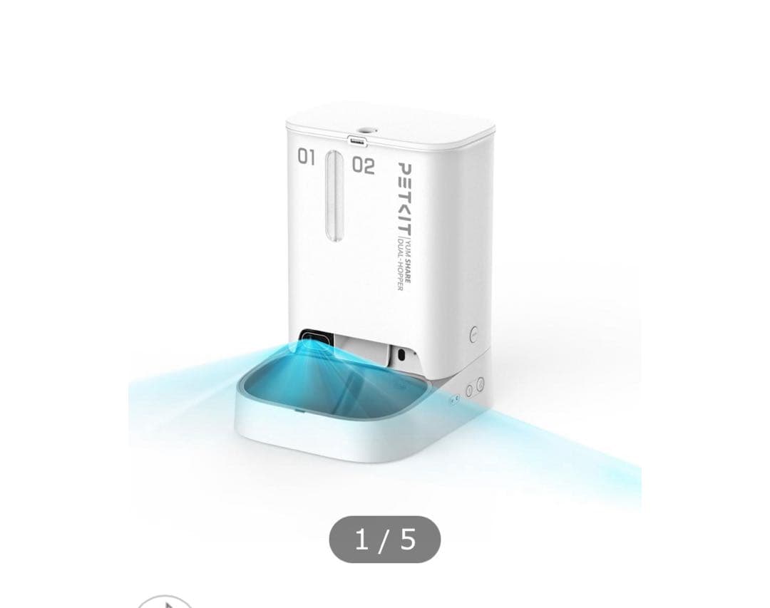 未使用品　 PETKIT ペット　カメラ付き　給餌器　（アプリ連携可能）