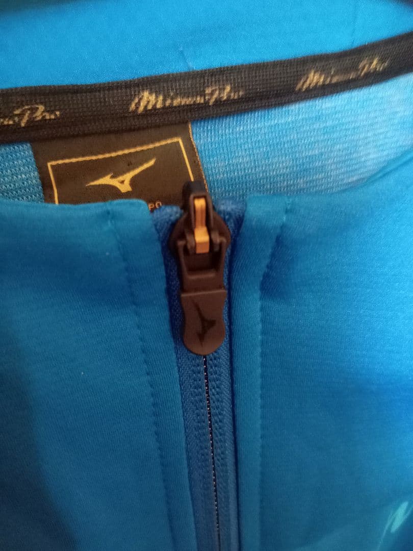 ミズノプロテックシールドフーディ ブレスサーモセットアップXOピースブルー