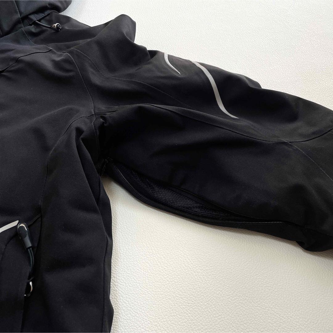 6687【美品】フェニックス　スキージャケット　チケットホルダー付　ブラック