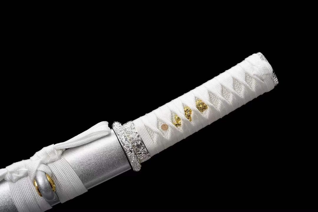 【シルバーウルフ肋骨差】武具　刀装具　日本刀　模造刀 居合刀  肋差   短刀