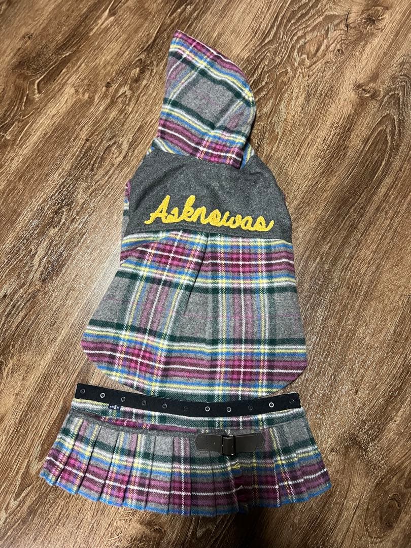 チェック柄ダッフルサイズ4 スカートサイズ3