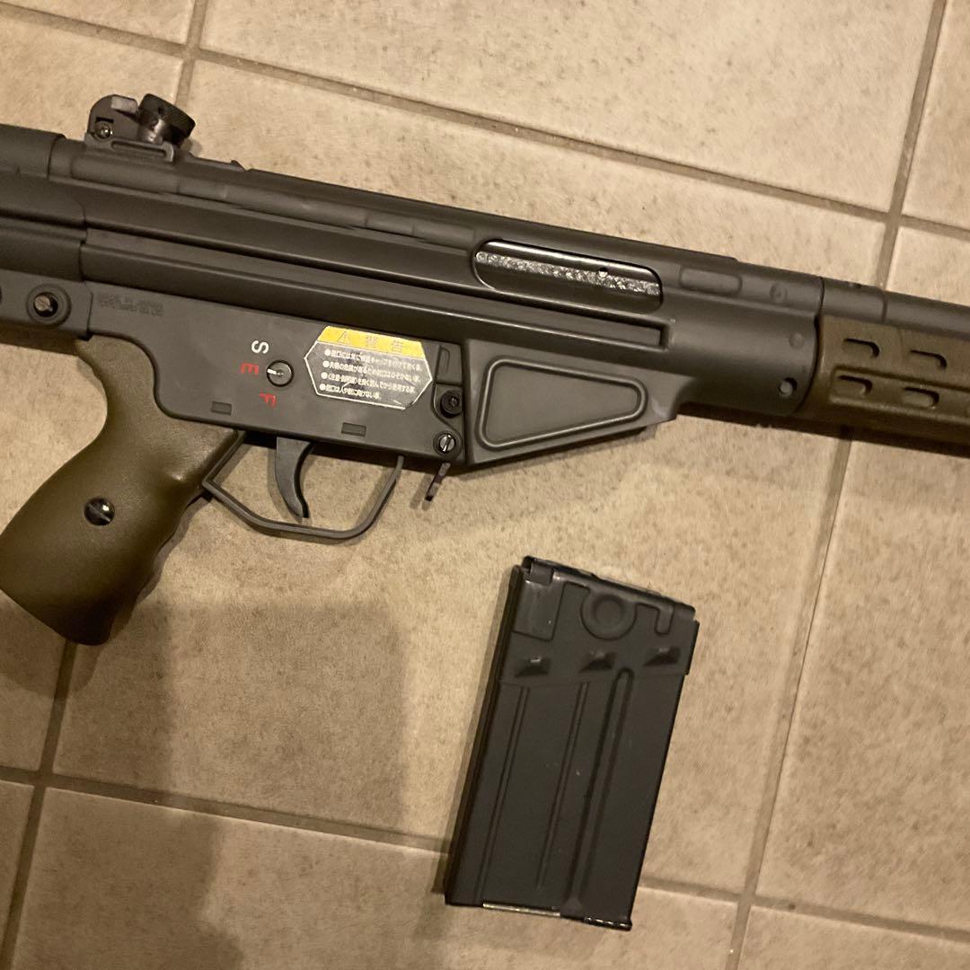 89m/s東京マルイ純正電動ガンG3A3絶版品メンテ済＋500連マガジン良品