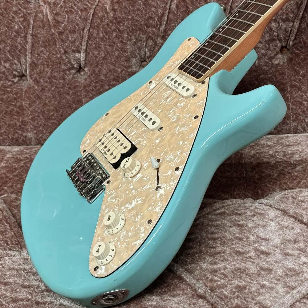 VINTAGE エレキギター ミントブルー系 弾きやすいギターです♪