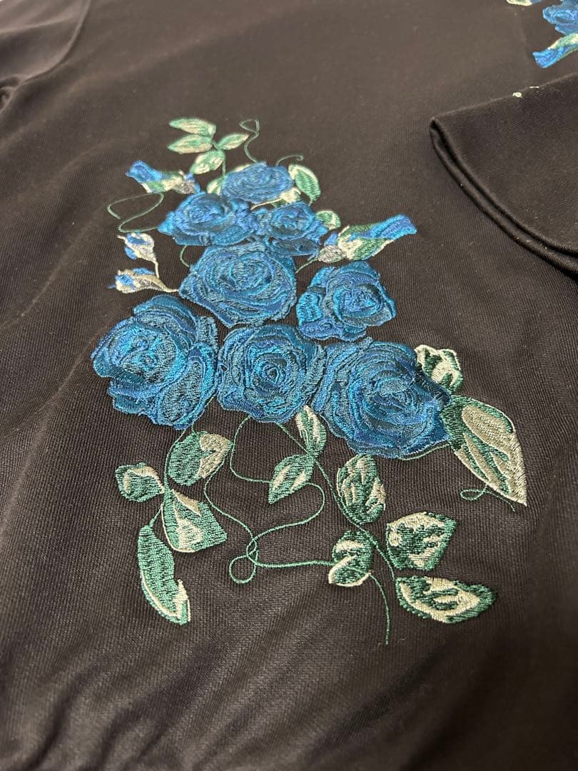 HARE×ado 青薔薇刺繍スウェット Sサイズ