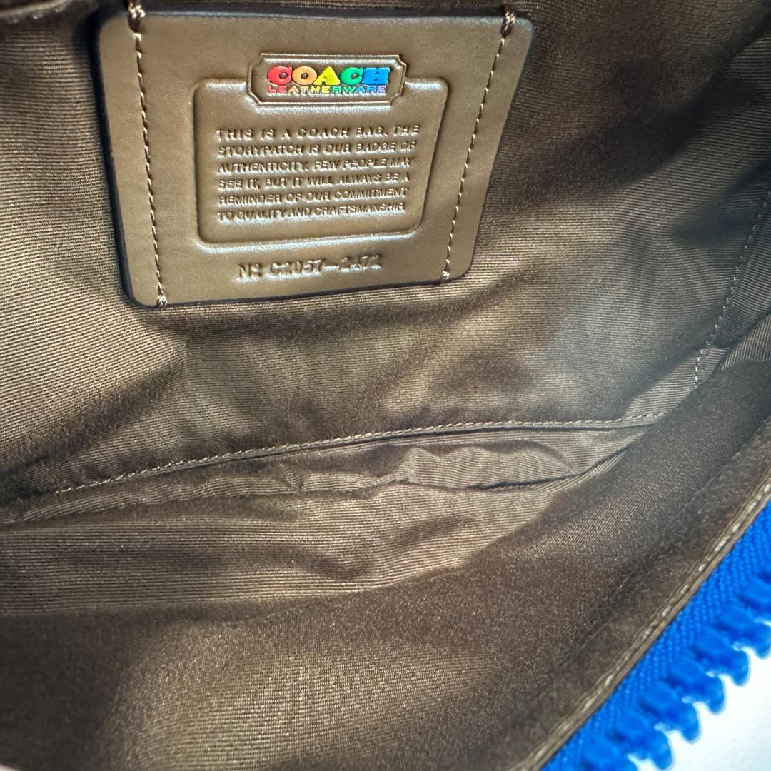 COACH 1809 シグネチャー マルチカラー ボディバッグ ウエストバッグ