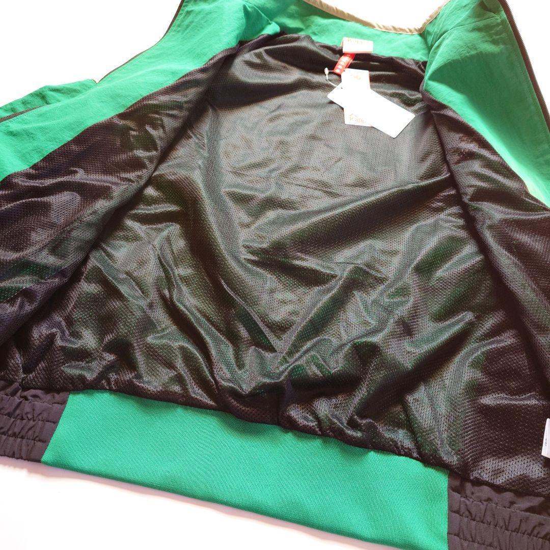 ☘️新品 カッパ Kappa トラックジャケット ナイロンブルゾン グリーン L