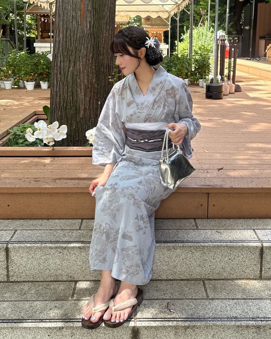 【mellowneon セパレート浴衣/帯セット】