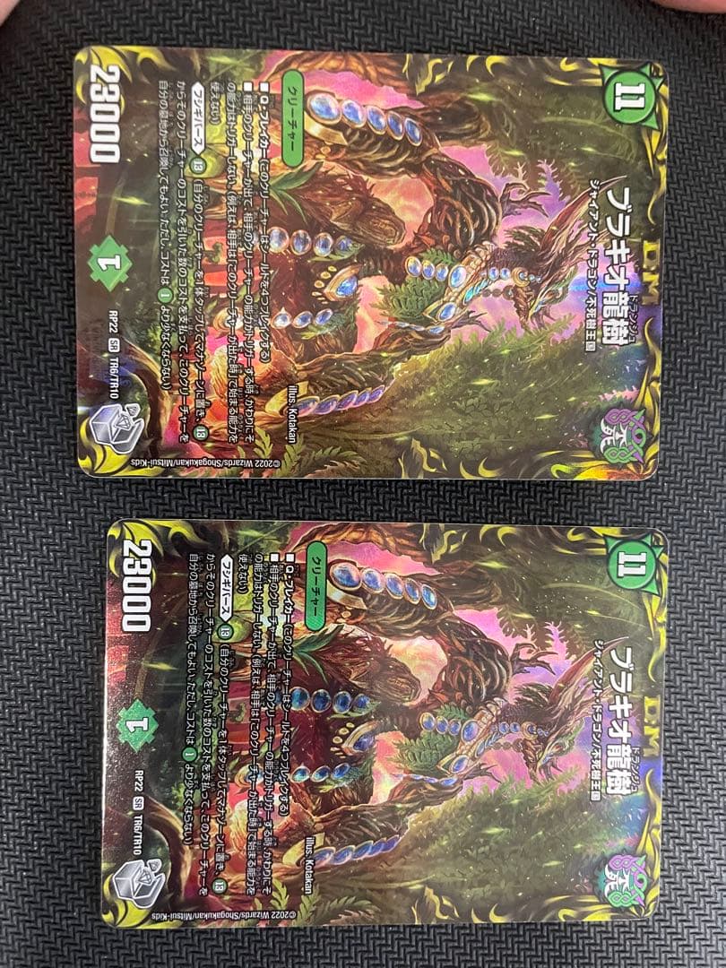 ブラキオ龍樹　銀トレジャー　2枚