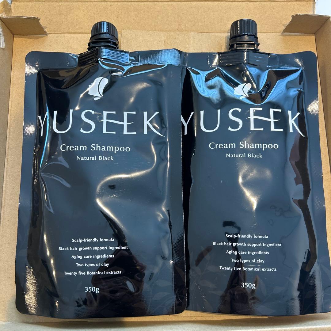 カラーリング・白髪染め YUSEEK Natural Black 350g x 2