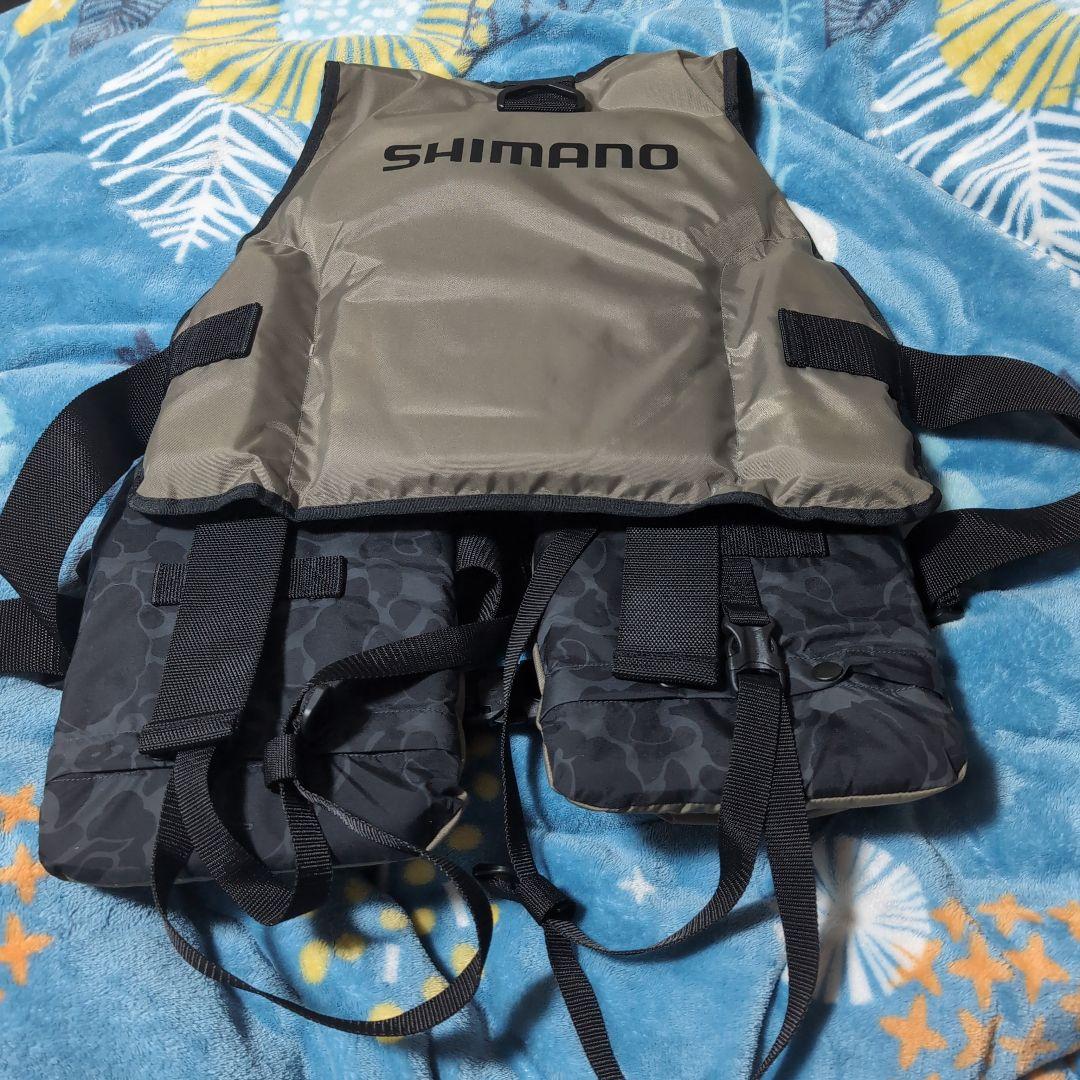 【うさぎ屋】シマノ　VF-068T ゲームベストライト デザートサンド