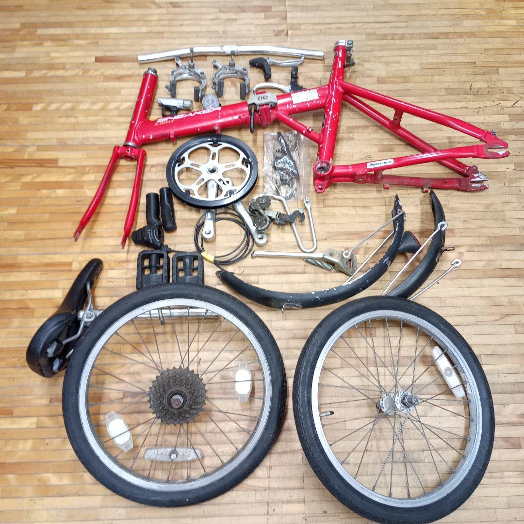 ブリヂストン スニーカーライト 18インチ ジャンク 折り畳み自転車 ミニベロ