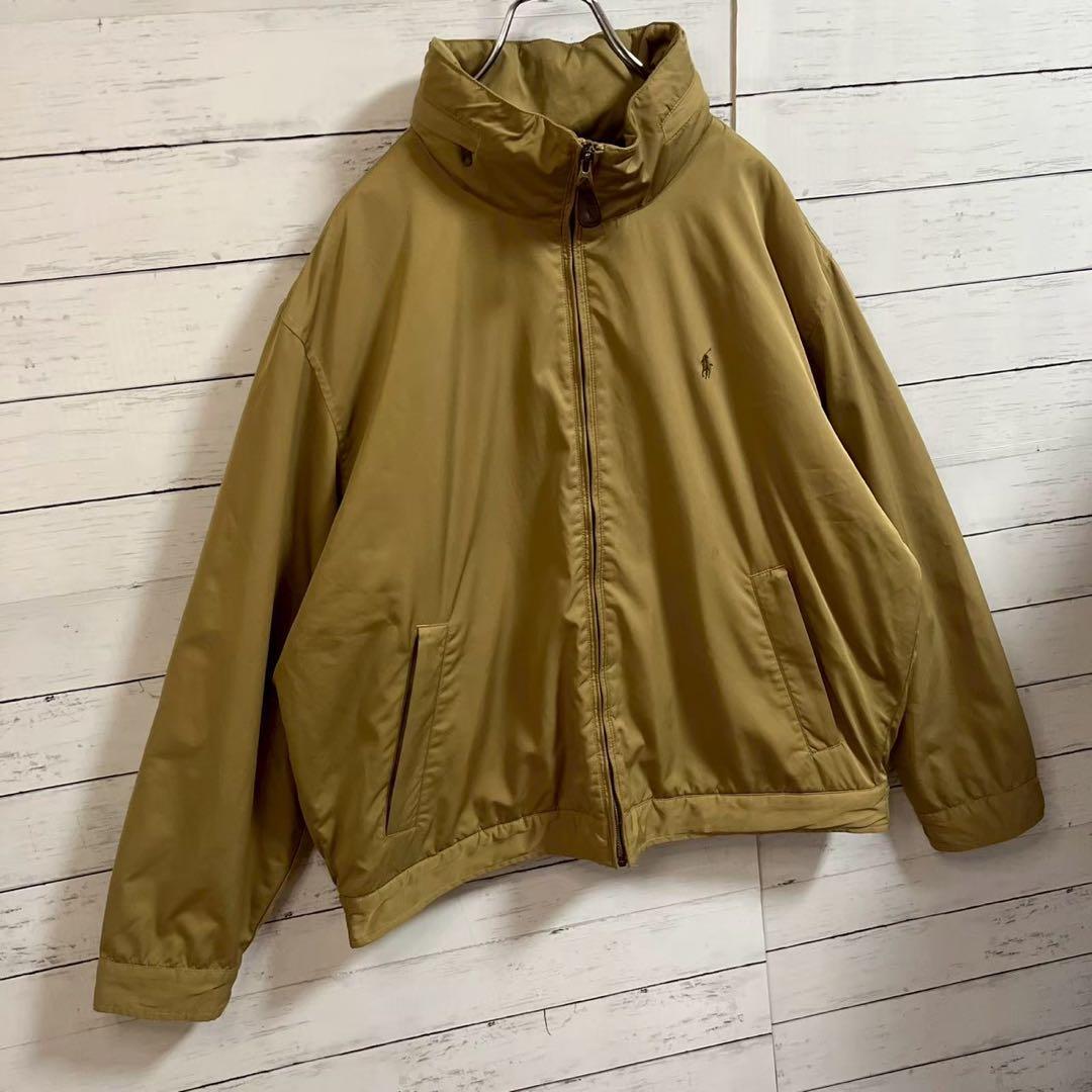 1【希少XL】ラルフローレン☆フード収納 ナイロンジャケット☆人気カラー0391