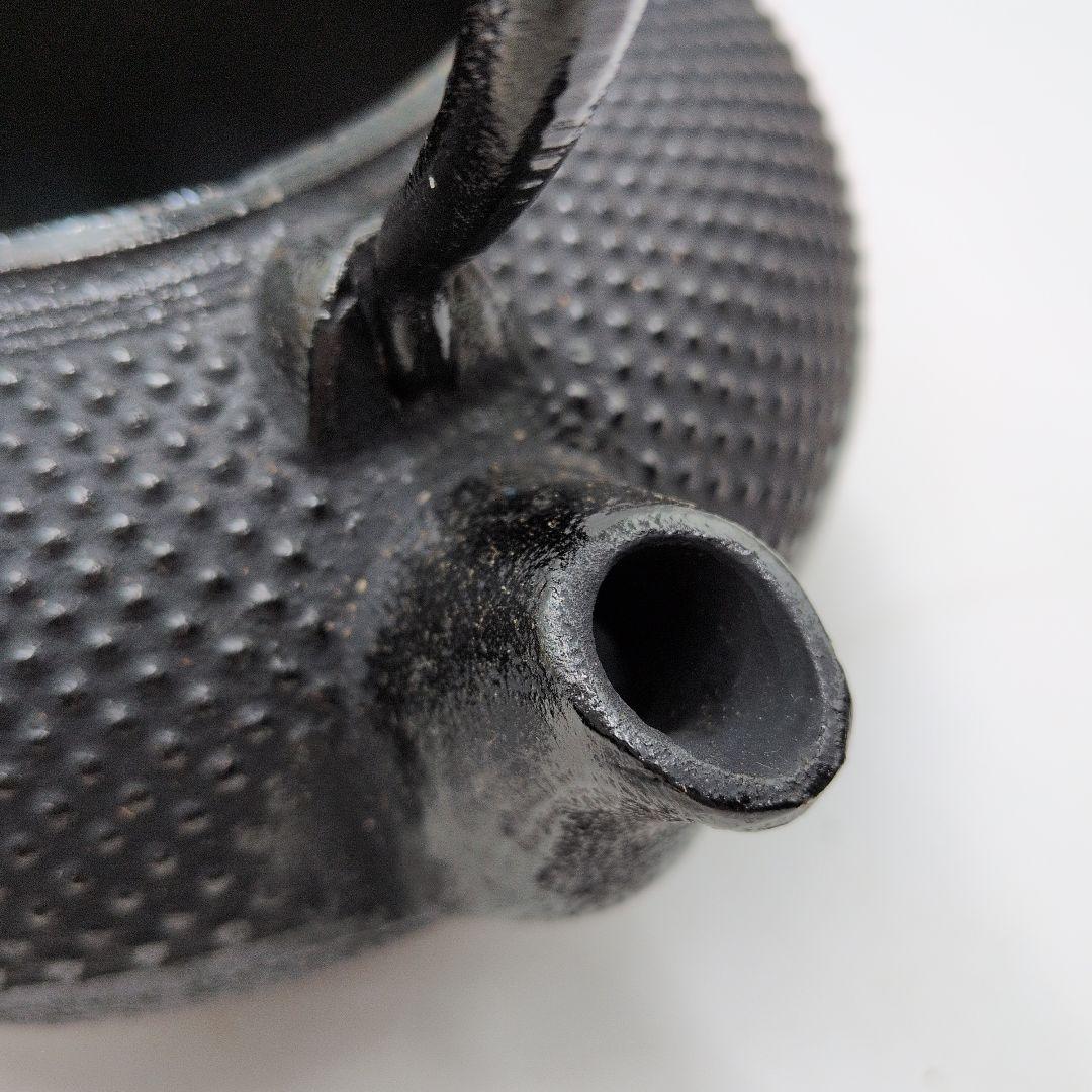 bM159T 南部鉄器 南部鉄瓶 鍋元 算玉アラレ 1.5L 鉄瓶