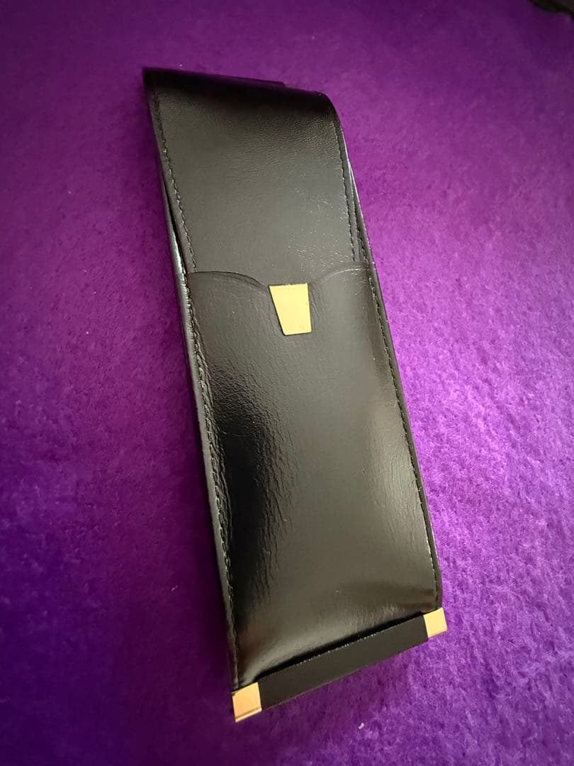 PILOT silver万年筆 メタリック格子模ケース付き