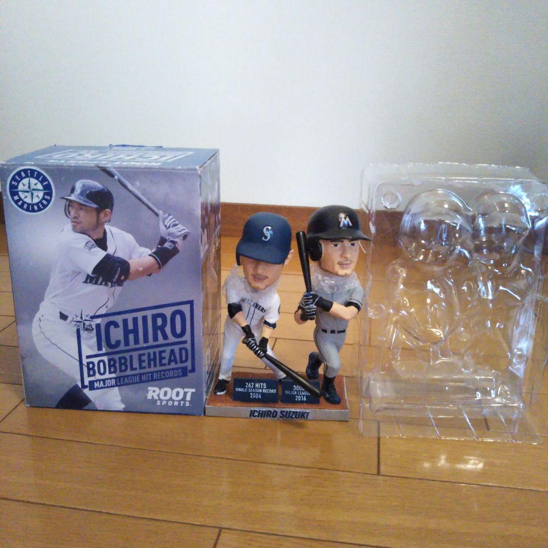 【y】イチロー ボブルヘッド 262HIT＆3000本安打 球場配布非売品
