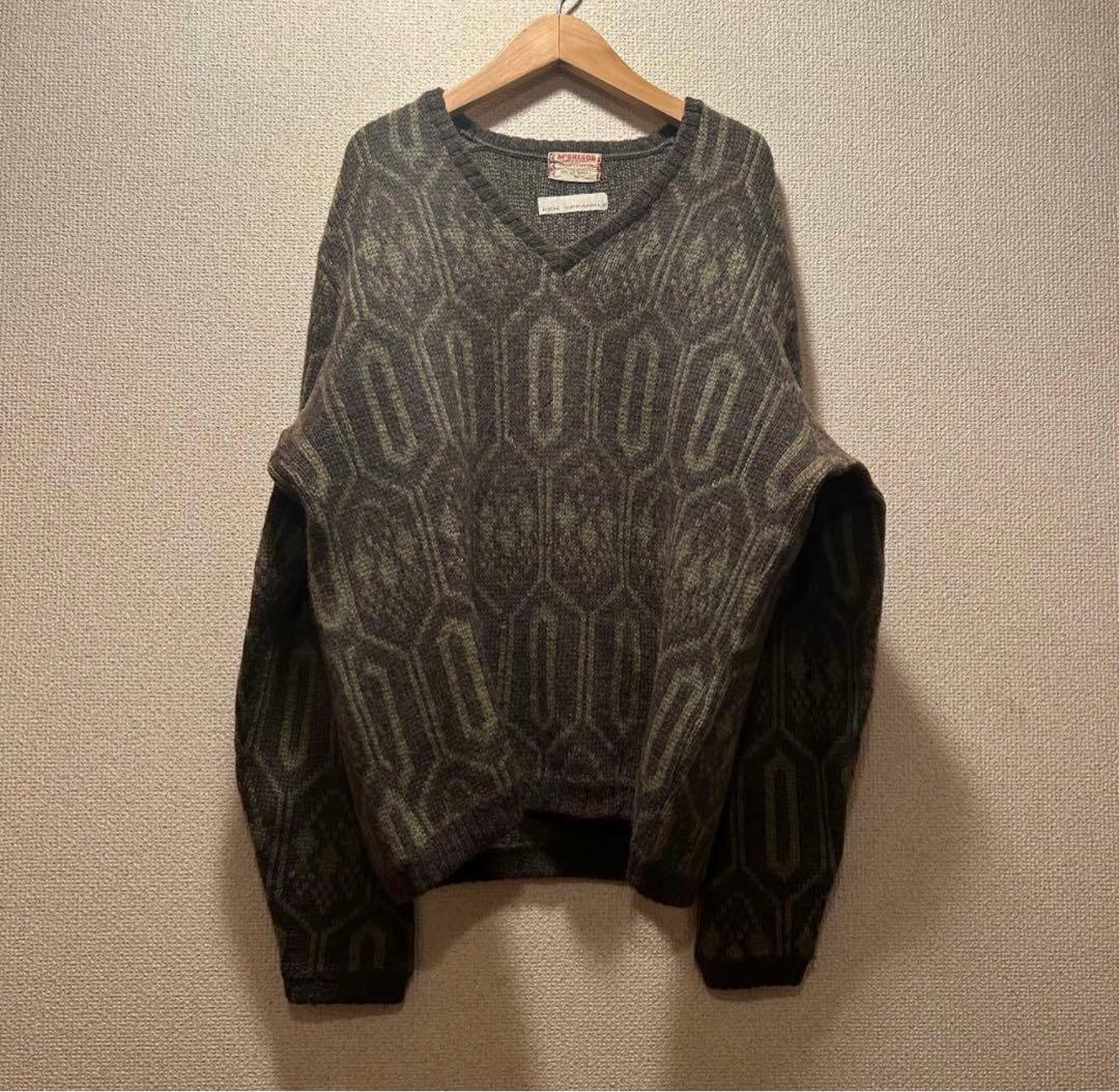 60s マクレガー モヘアニット Vネック モヘアカーディガン