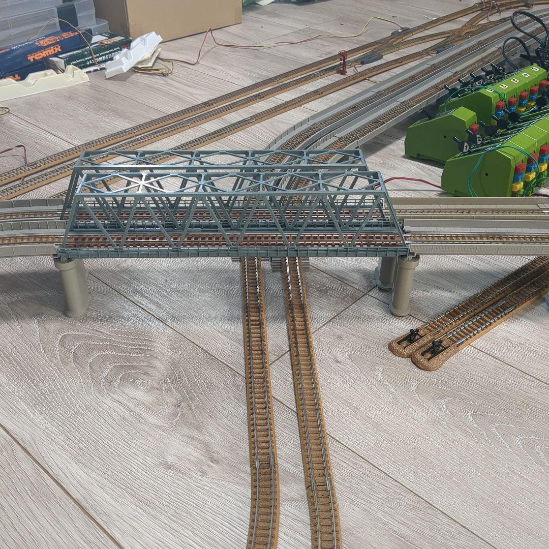 TOMIX　複線高架駅　立体交差　引込線込みレールセット